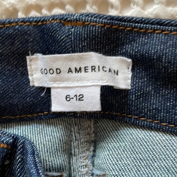 GOOD AMERICAN ALWAYS FITS DENIM SKINNY JEANS 6 8 10 Blue High Waisted Never Worn - Picture 8 of 12